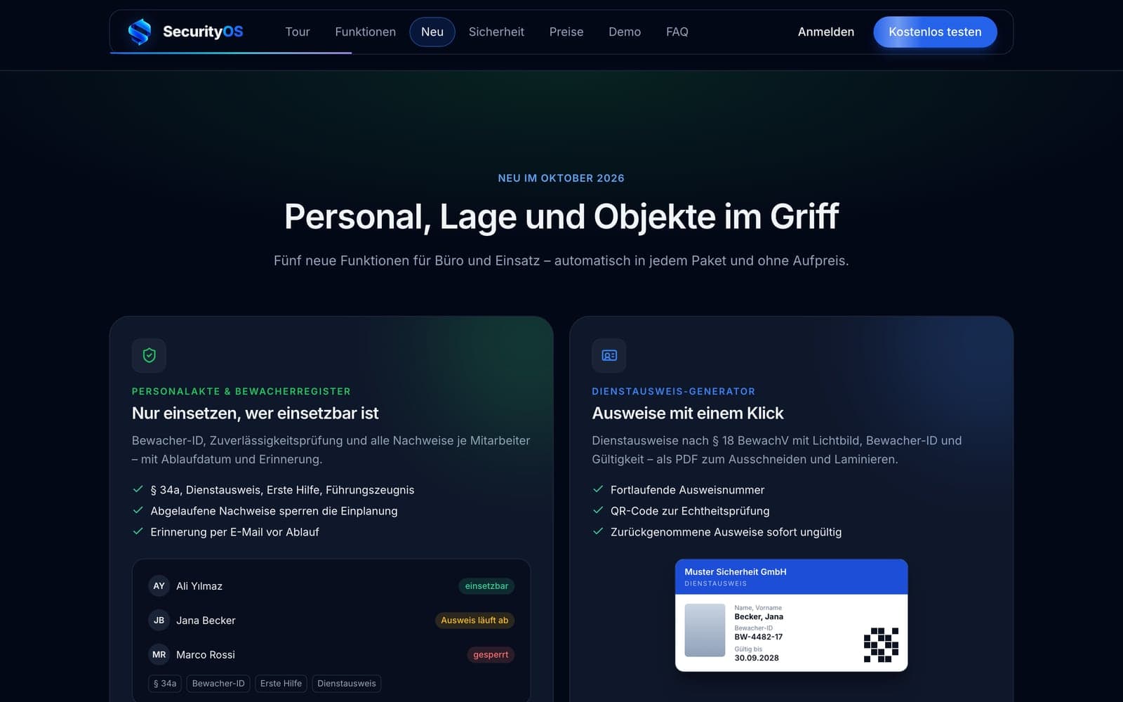 SecurityOS – Ansicht 4