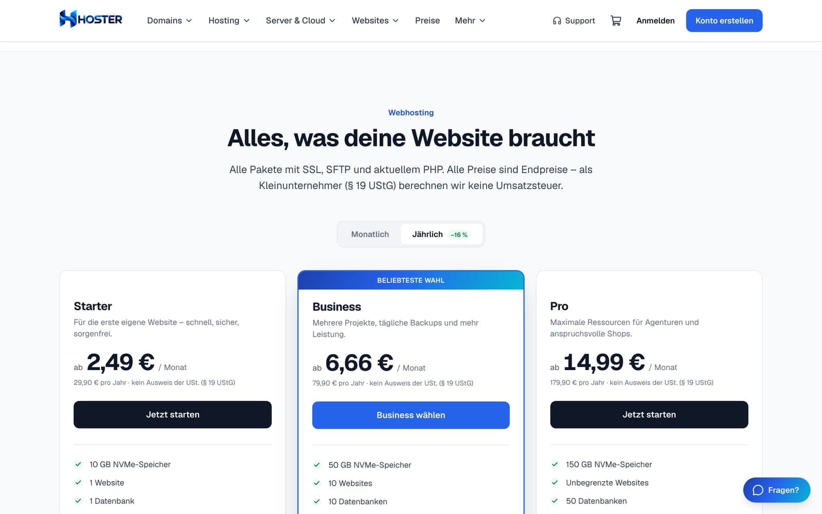 Hoster.gg – Ansicht 3